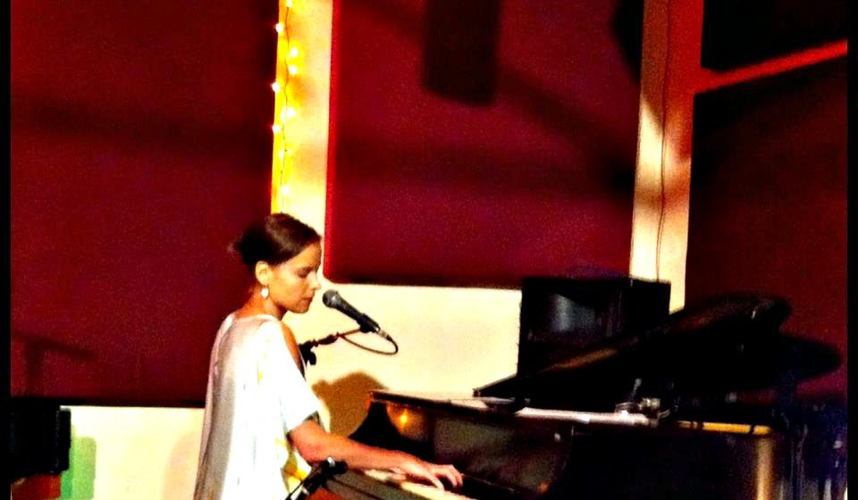 Paula Anttila performing at Rockwood NYC